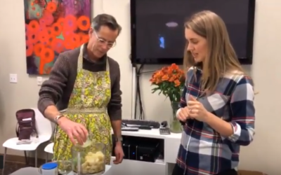 Alisa Fairbanks of PaleoInPDX Makes Her Creamy Mexican Dip with Bruce Brickman as Her Assistant!!!